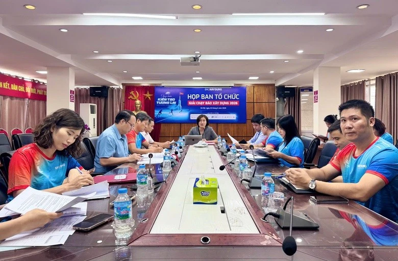Báo Xây dựng tổ chức giải chạy 'Vững bước kiến tạo tương lai' năm 2026