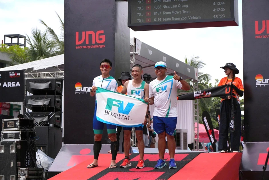 Bệnh viện FV tạo lá chắn y tế cho hàng nghìn VĐV Ironman 70.3