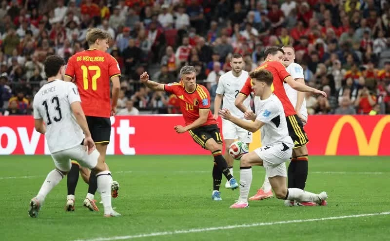 Bỉ thắng đậm New Zealand, bứt phá vào vòng knock-out Bỉ thắng đậm New Zealand, bứt phá vào vòng knock-out