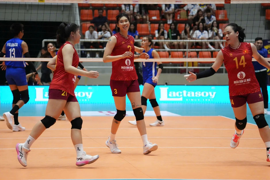 Bóng chuyền nữ Việt Nam hạ Philippines trận ra quân SEA V.Cup Bóng chuyền nữ Việt Nam hạ Philippines trận ra quân SEA V.Cup