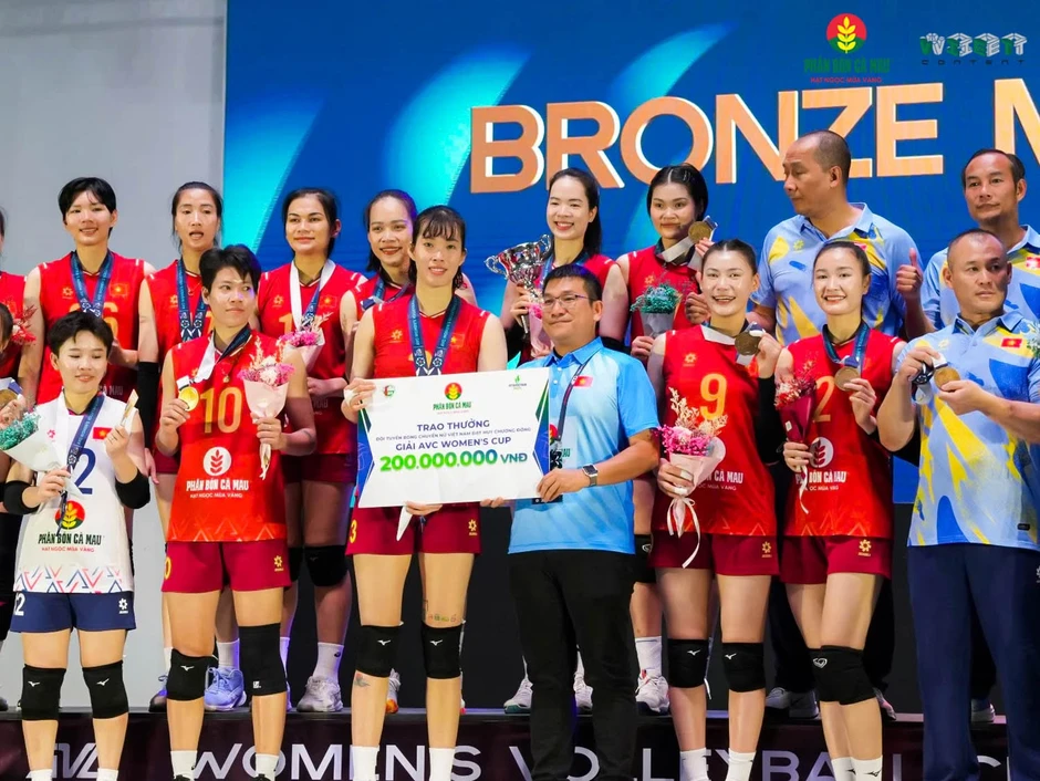 Bóng chuyền nữ Việt Nam thắng áp đảo, giành hạng 3 AVC Nations Cup Bóng chuyền nữ Việt Nam thắng áp đảo, giành hạng 3 AVC Nations Cup