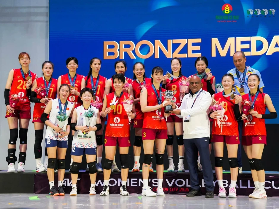 Bóng chuyền nữ Việt Nam thắng áp đảo, giành hạng 3 AVC Nations Cup Bóng chuyền nữ Việt Nam thắng áp đảo, giành hạng 3 AVC Nations Cup