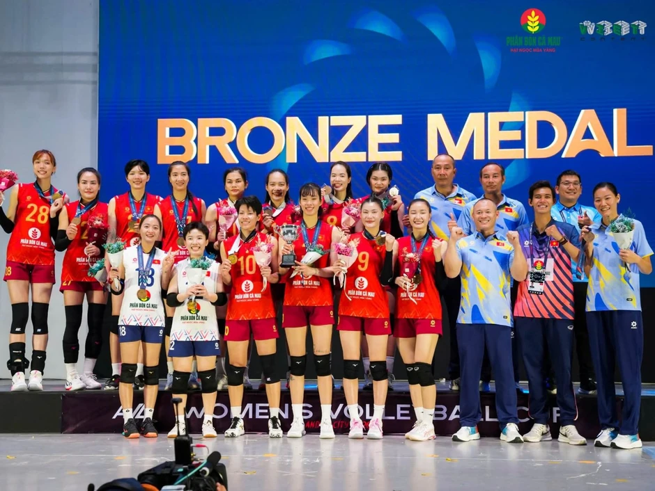 Bóng chuyền nữ Việt Nam thắng áp đảo, giành hạng 3 AVC Nations Cup Bóng chuyền nữ Việt Nam thắng áp đảo, giành hạng 3 AVC Nations Cup