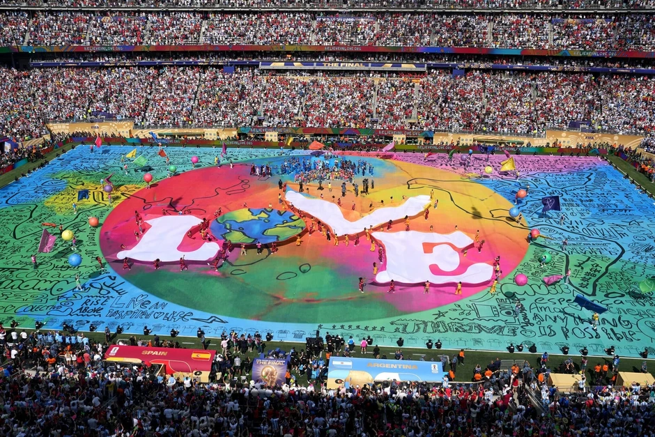 Buổi biểu diễn ở chung kết World Cup 2026 bị chê lộn xộn, vô nghĩa Buổi biểu diễn ở chung kết World Cup 2026 bị chê lộn xộn, vô nghĩa