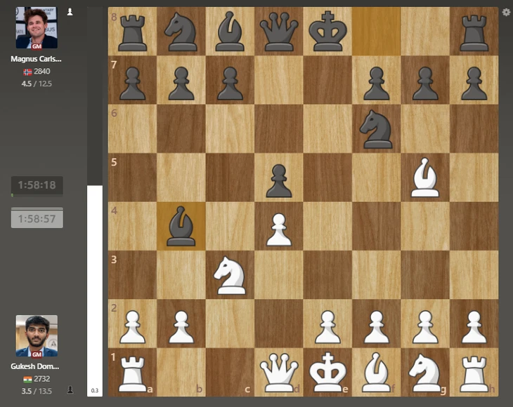 Carlsen đánh bại 'Vua cờ' Gukesh tại Giải cờ vua Na Uy Carlsen đánh bại 'Vua cờ' Gukesh tại Giải cờ vua Na Uy