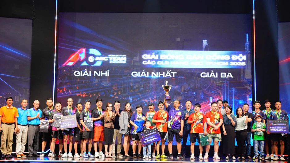 Câu lạc bộ Happy phường Gò Vấp vô địch Giải Bóng bàn đồng đội các câu lạc bộ Thành phố Hồ Chí Minh