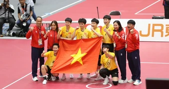 Cầu mây nữ Việt Nam giành Huy chương Vàng sau màn ngược dòng trước Thái Lan