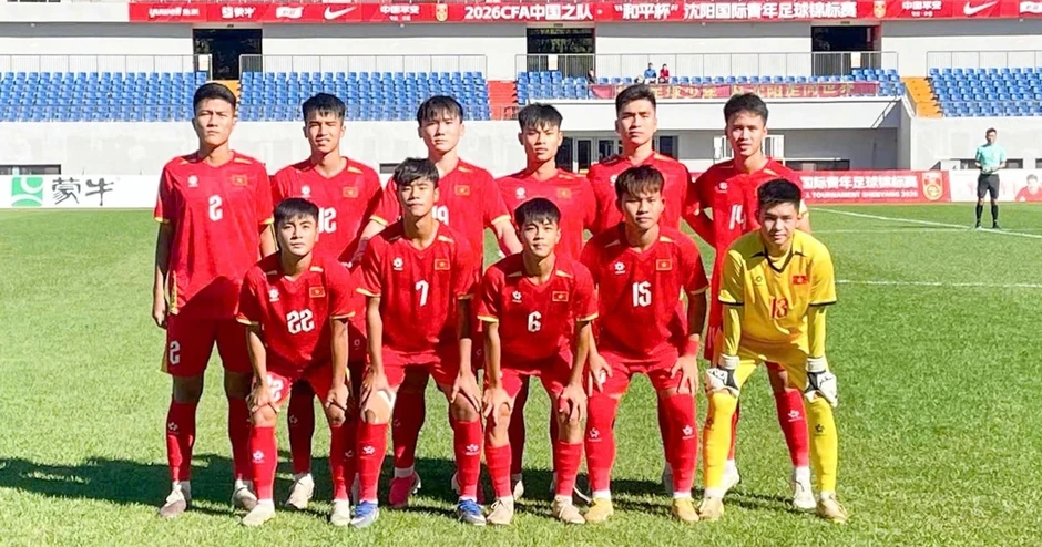 CFA Team China 2026: U16 Việt Nam thua 0-3 trước U16 Kyrgyzstan