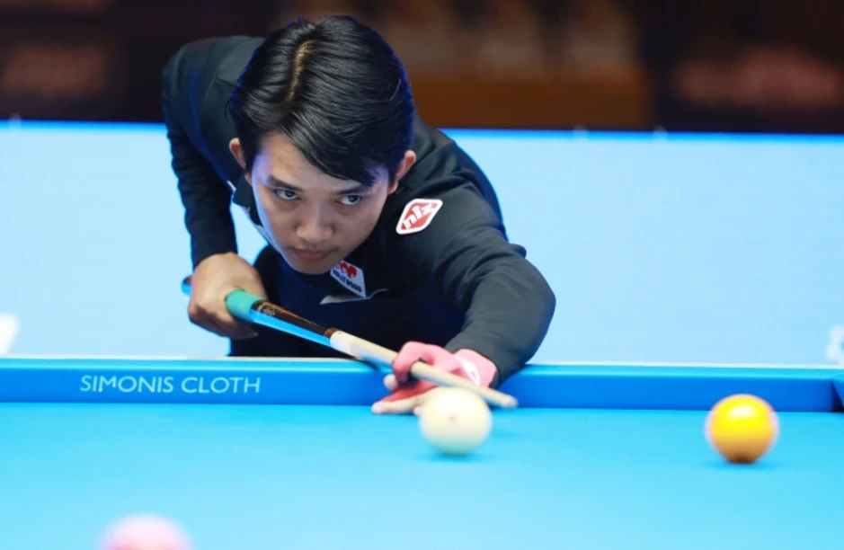 Chiêm Hồng Thái lỡ cơ hội vô địch World Cup carom 3 băng Chiêm Hồng Thái lỡ cơ hội vô địch World Cup carom 3 băng