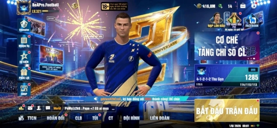 Chuỗi hoạt động mừng sinh nhật 2 tuổi của 'Be A Pro: Football' Chuỗi hoạt động mừng sinh nhật 2 tuổi của 'Be A Pro: Football'