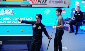 Cơ thủ Hồng Thái vào bán kết World Cup carom 3 băng