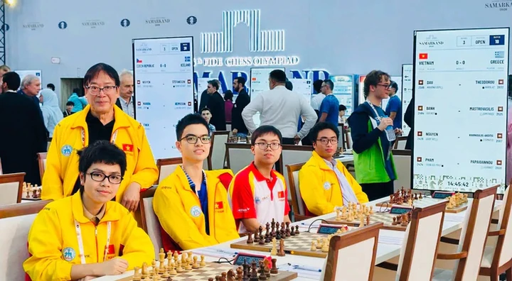 Cờ vua Việt Nam giành huy chương vàng nhóm B tại Olympiad 2026 Cờ vua Việt Nam giành huy chương vàng nhóm B tại Olympiad 2026