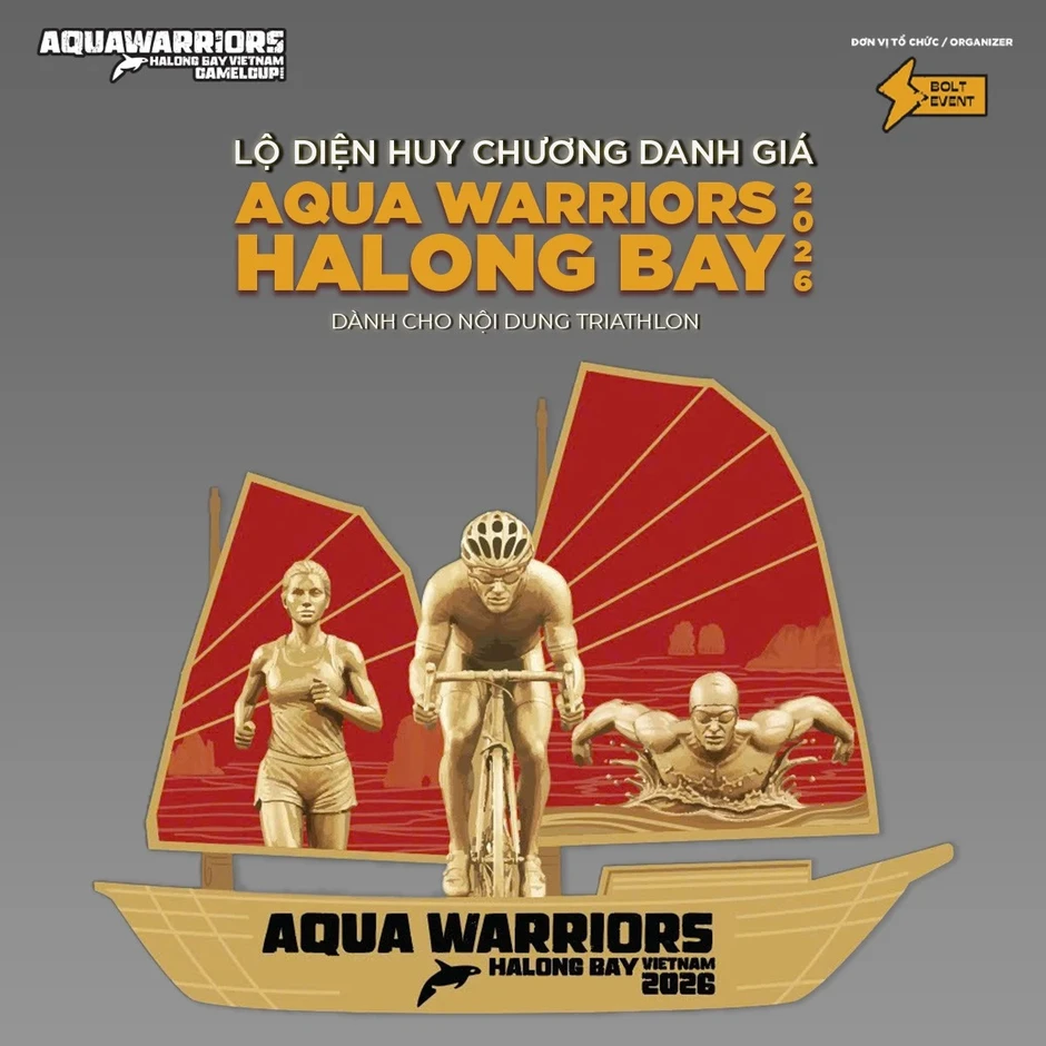 Công bố bộ vật phẩm finisher dành cho vận động viên tại Aqua Warriors Halong Bay 2026 - Camel Cup Công bố bộ vật phẩm finisher dành cho vận động viên tại Aqua Warriors Halong Bay 2026 - Camel Cup