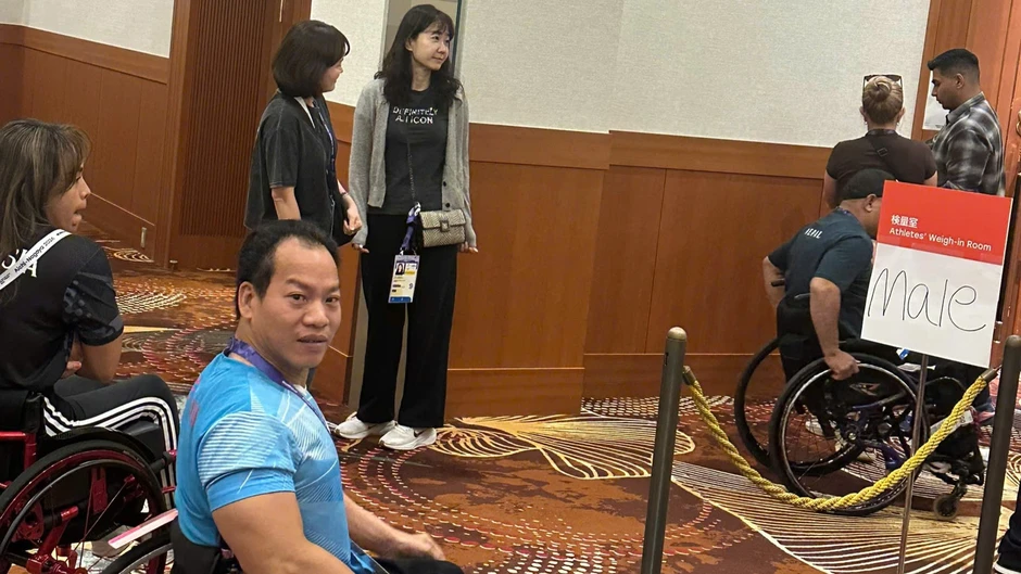 Cử tạ người khuyết tật Việt Nam sẵn sàng tranh tài tại Nagoya