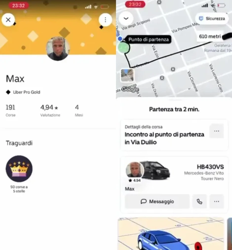 Cựu tuyển thủ Italy mưu sinh với nghề tài xế Uber Cựu tuyển thủ Italy mưu sinh với nghề tài xế Uber