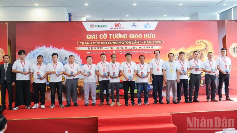 Đà Nẵng: Khai mạc Giải cờ tướng giao hữu tranh Cúp Kim Long Motor lần thứ I