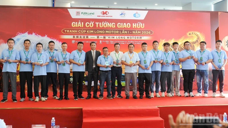 Đà Nẵng: Khai mạc Giải cờ tướng giao hữu tranh Cúp Kim Long Motor lần thứ I