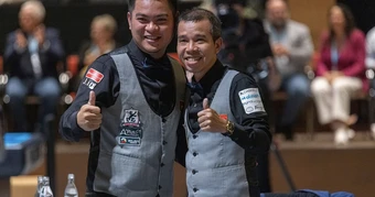 Đánh bại chủ nhà Đức, Quyết Chiến và Thanh Tự vô địch billiards carom thế giới