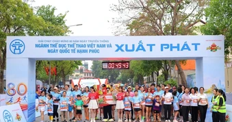 Dấu ấn Phở Việt tại Giải chạy Chào mừng 80 năm Ngày truyền thống ngành TDTT Việt Nam và Ngày Quốc tế Hạnh phúc