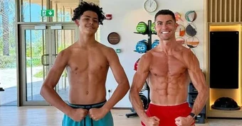 Điều gì giúp con trai Ronaldo cao 1m90 ở tuổi 15?