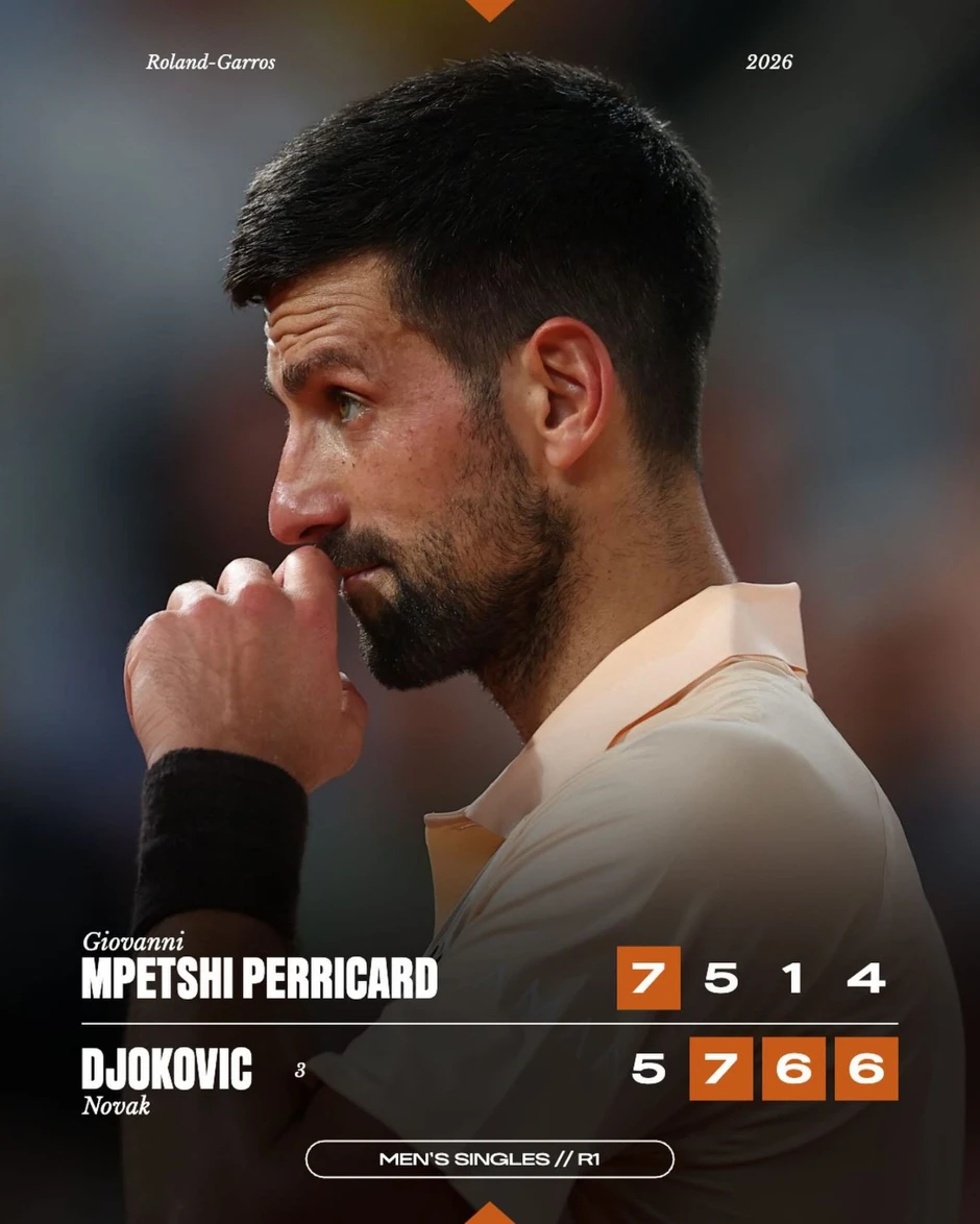 Djokovic ngược dòng vào vòng 2 Roland Garros Djokovic ngược dòng vào vòng 2 Roland Garros