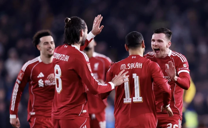 Đòi nợ thành công Wolverhampton, Liverpool bùng nổ vào tứ kết FA Cup Đòi nợ thành công Wolverhampton, Liverpool bùng nổ vào tứ kết FA Cup
