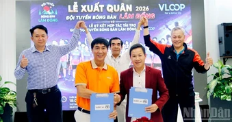 Đội tuyển bóng bàn Lâm Đồng quyết tâm chinh phục những giải đấu lớn