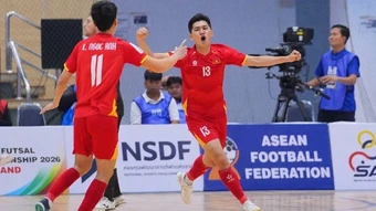 Đội tuyển futsal Việt Nam giành Huy chương Đồng Đông Nam Á