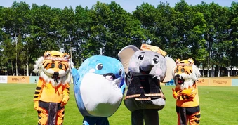 Festival U-14 quốc tế tại Gia Lai nóng rực với dàn mascot cực dễ thương