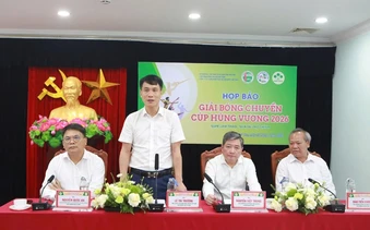 Giải bóng chuyền cúp Hùng Vương diễn ra từ ngày 23-26/4