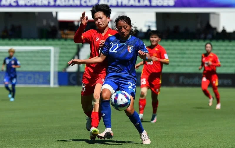 Giải bóng đá nữ châu Á 2026: Đội tuyển Việt Nam trắng tay trước Đài Bắc Trung Hoa Giải bóng đá nữ châu Á 2026: Đội tuyển Việt Nam trắng tay trước Đài Bắc Trung Hoa