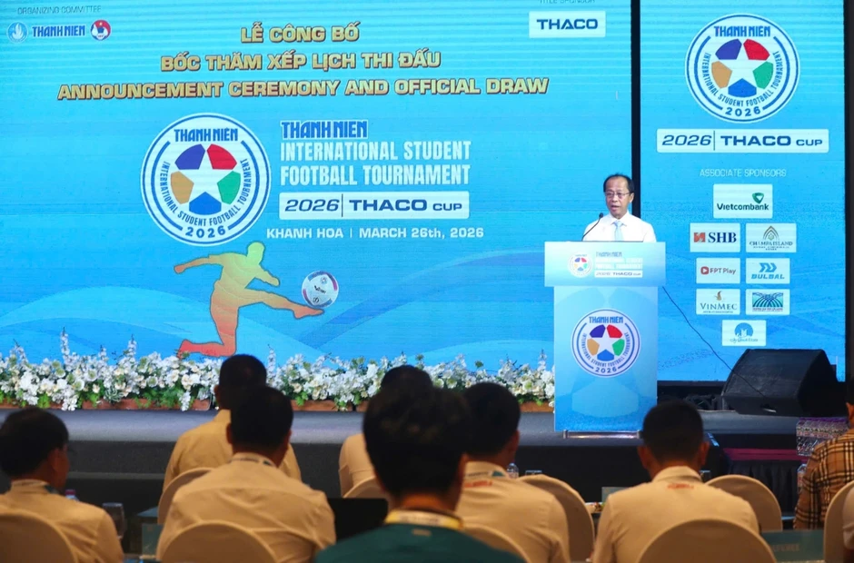 Giải bóng đá Thanh Niên sinh viên quốc tế lần II - 2026 cúp THACO Giải bóng đá Thanh Niên sinh viên quốc tế lần II - 2026 cúp THACO