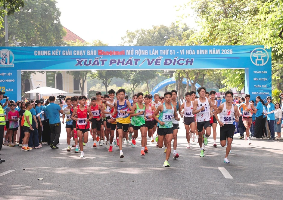 Giải chạy Báo Hànộimới lần thứ 51 lan tỏa thông điệp vì hòa bình Giải chạy Báo Hànộimới lần thứ 51 lan tỏa thông điệp vì hòa bình