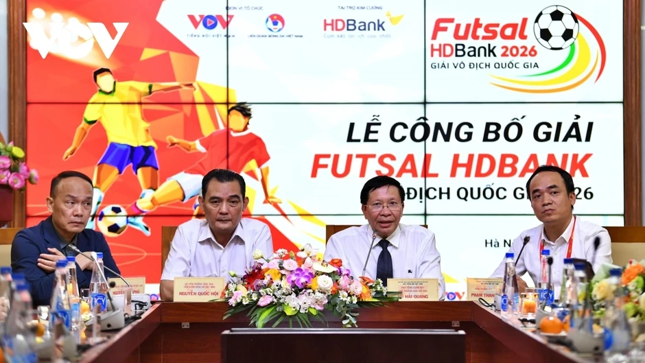 Giải Futsal HDBank VĐQG 2026: Mỗi câu lạc bộ được dùng 1 ngoại binh Giải Futsal HDBank VĐQG 2026: Mỗi câu lạc bộ được dùng 1 ngoại binh