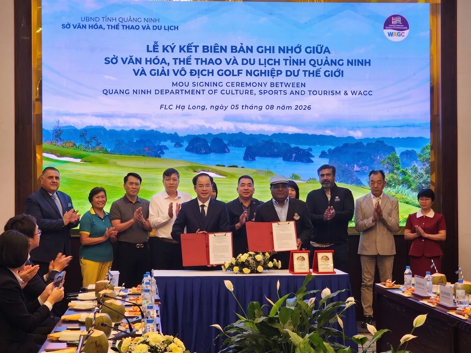 Giải Golf nghiệp dư thế giới 2027 chọn Quảng Ninh làm điểm đến Giải Golf nghiệp dư thế giới 2027 chọn Quảng Ninh làm điểm đến