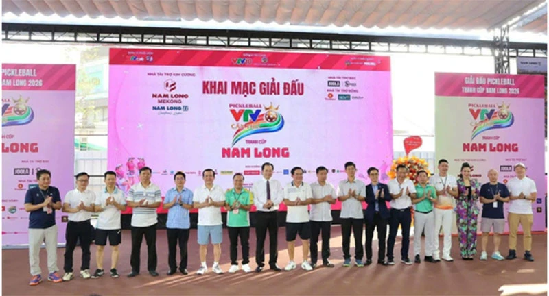 Giải Pickleball VTV Cần Thơ 2026 - Tranh Cúp Nam Long mở ra điểm hẹn thể thao Giải Pickleball VTV Cần Thơ 2026 - Tranh Cúp Nam Long mở ra điểm hẹn thể thao