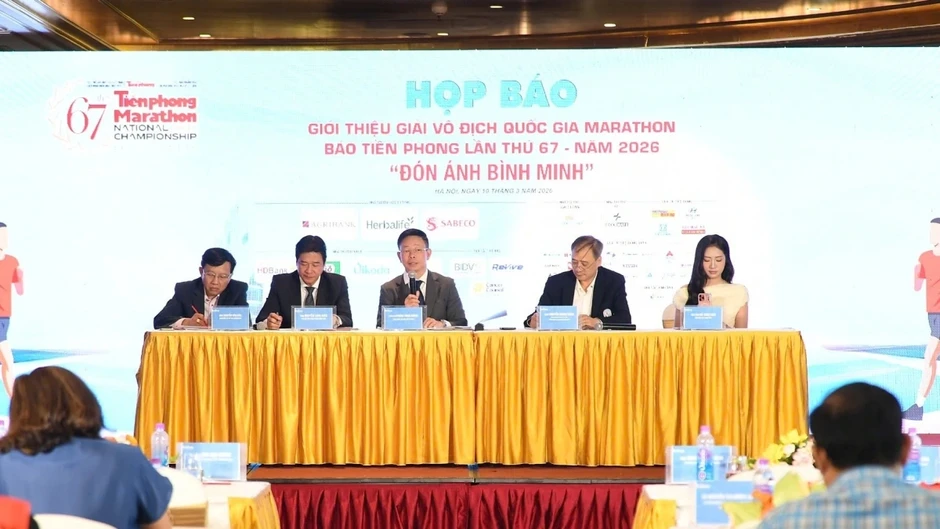 Giải VĐQG Marathon báo Tiền Phong 2026: Kỳ vọng bùng nổ kỷ lục quốc gia Giải VĐQG Marathon báo Tiền Phong 2026: Kỳ vọng bùng nổ kỷ lục quốc gia