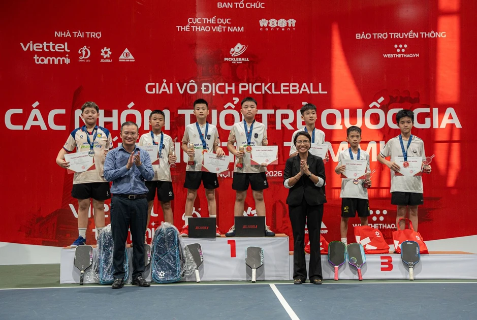Giải Vô địch Pickleball các nhóm tuổi trẻ quốc gia 2026: Cơ hội để thế hệ tài năng trẻ vươn ra quốc tế Giải Vô địch Pickleball các nhóm tuổi trẻ quốc gia 2026: Cơ hội để thế hệ tài năng trẻ vươn ra quốc tế