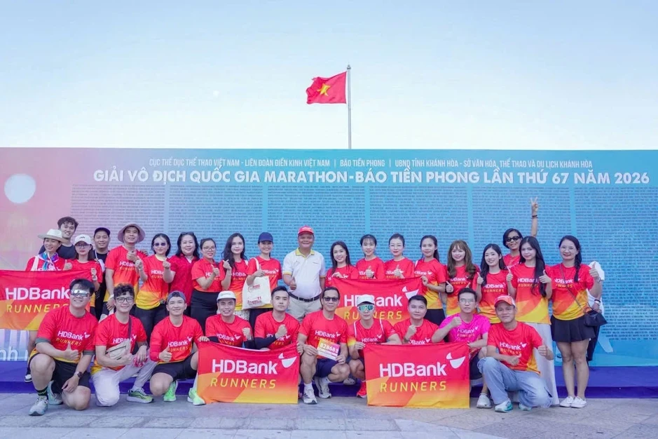 HDBank Runners và dấu ấn bền bỉ tại Tiền Phong Marathon 2026
