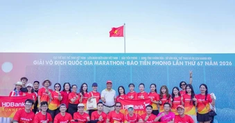 HDBank Runners và dấu ấn bền bỉ tại Tiền Phong Marathon 2026
