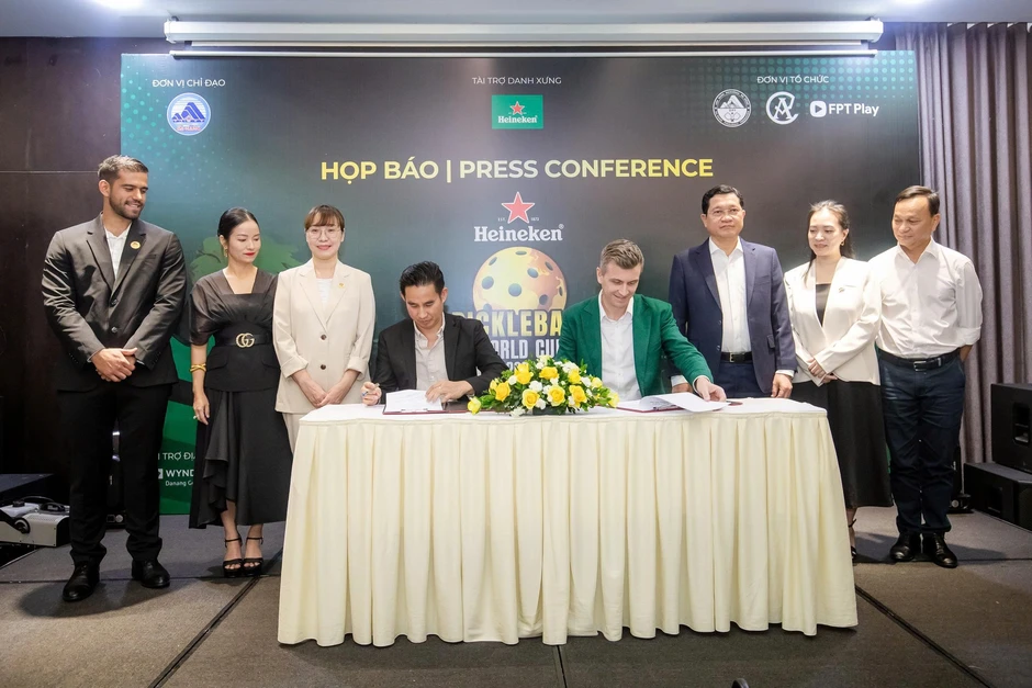 Heineken trở thành nhà tài trợ lớn nhất giải Pickleball World Cup 2026 Heineken trở thành nhà tài trợ lớn nhất giải Pickleball World Cup 2026