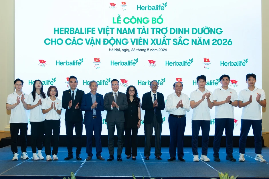 Herbalife Việt Nam tài trợ dinh dưỡng cho VĐV xuất sắc năm 2026 Herbalife Việt Nam tài trợ dinh dưỡng cho VĐV xuất sắc năm 2026