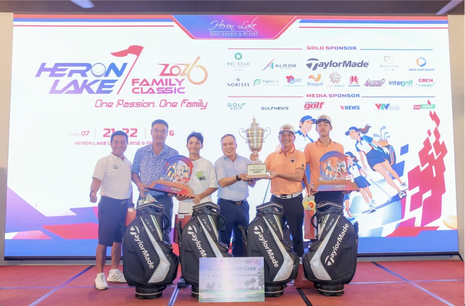 Heron Lake Family Classic 2026 lan tỏa giá trị golf gia đình Heron Lake Family Classic 2026 lan tỏa giá trị golf gia đình