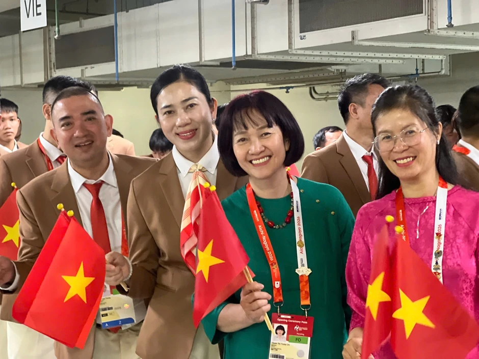 Hình ảnh đoàn Thể thao Việt Nam trong lễ khai mạc Asiad 20 Hình ảnh đoàn Thể thao Việt Nam trong lễ khai mạc Asiad 20