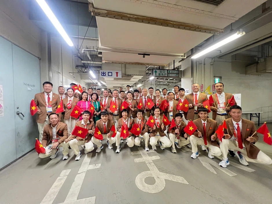 Hình ảnh đoàn Thể thao Việt Nam trong lễ khai mạc Asiad 20 Hình ảnh đoàn Thể thao Việt Nam trong lễ khai mạc Asiad 20