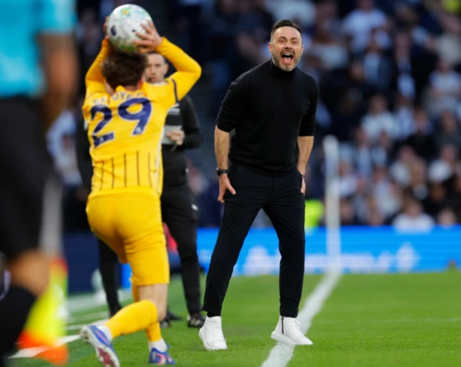 HLV De Zerbi không tin Tottenham sẽ xuống hạng - Báo TinVina
