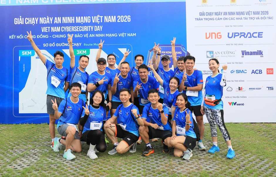 Hơn 1.000 VĐV dự giải chạy Ngày An ninh mạng Việt Nam 2026 Hơn 1.000 VĐV dự giải chạy Ngày An ninh mạng Việt Nam 2026