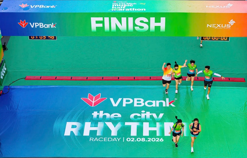 Hơn 10.500 runner bùng nổ khoảnh khắc tại VPBank Ho Chi Minh City Music Half Marathon 2026