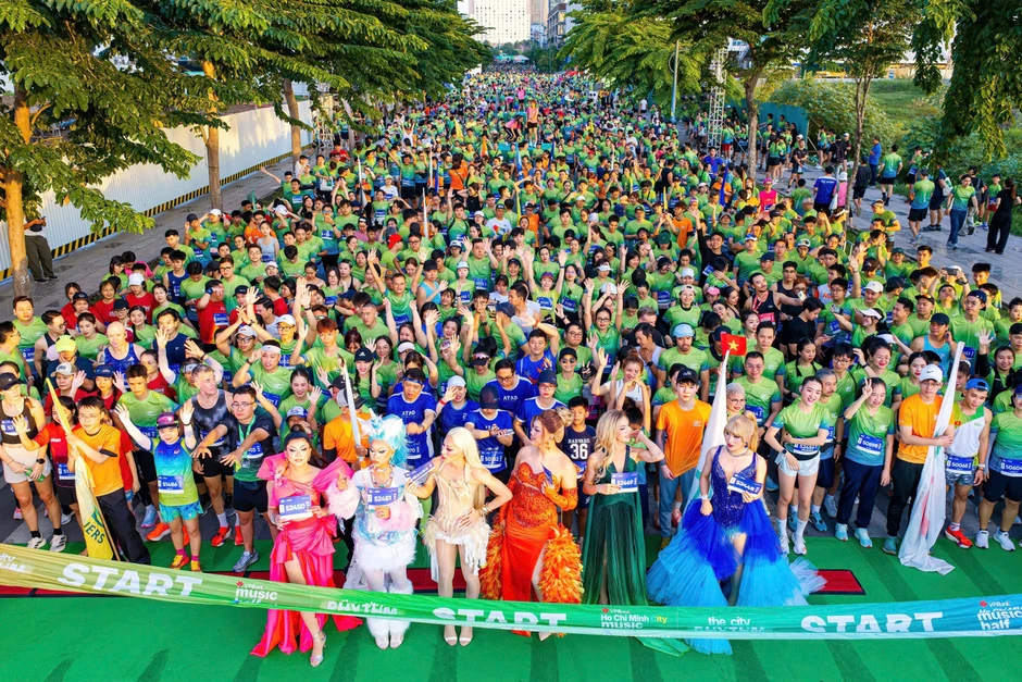 Hơn 10.500 runner bùng nổ khoảnh khắc tại VPBank Ho Chi Minh City Music Half Marathon 2026