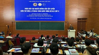 Hơn 200 học viên tham gia lớp huấn luyện viên thể hình cấp II tại Hà Nội